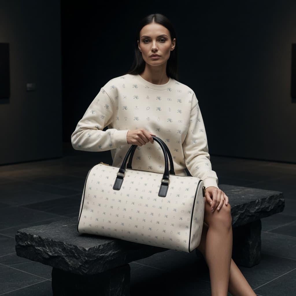 Monogram travel bag